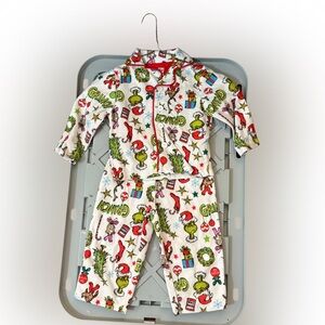 Dr. Seuss Kids Pajama Set - White and Red‎